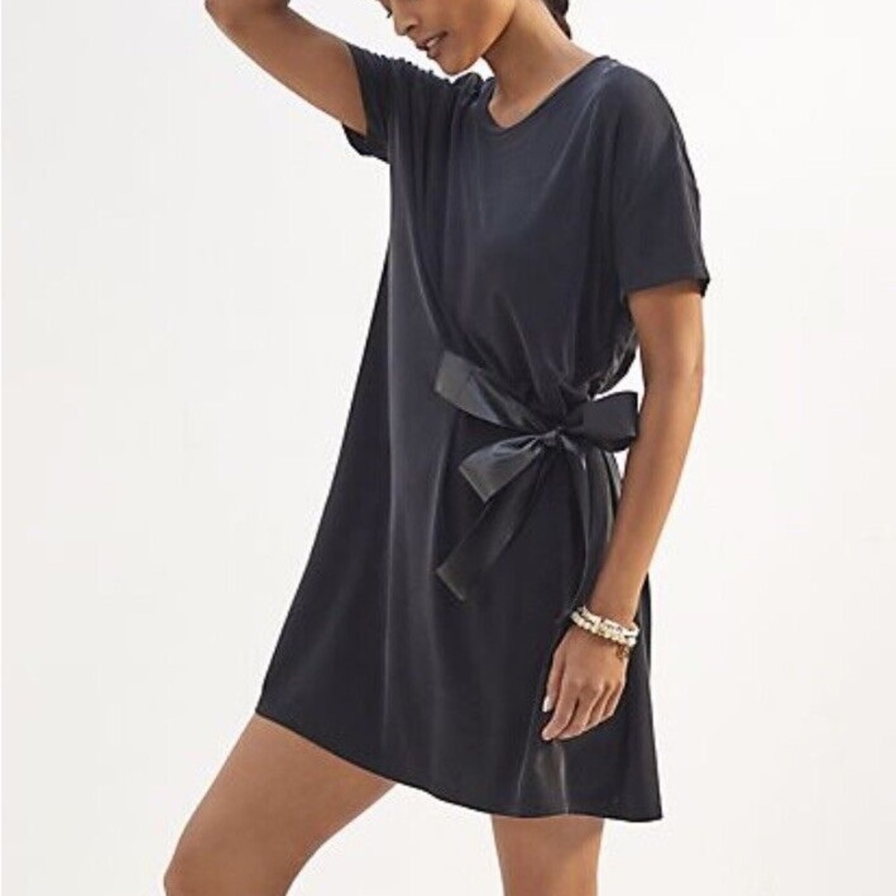 Dolan x anthropologie Dolan tie t shirt dress sz XS